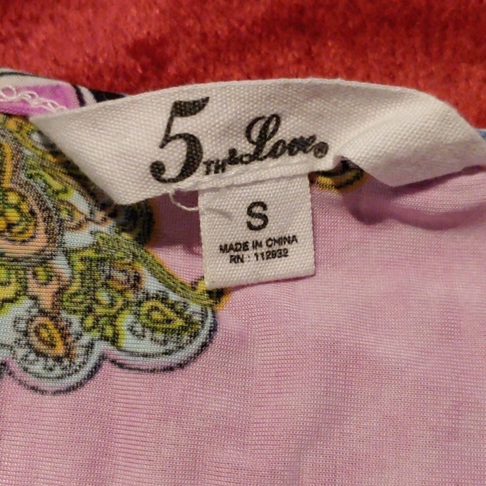 5th & Love Paisley tunic dress Sz S - Picture 7 of 7